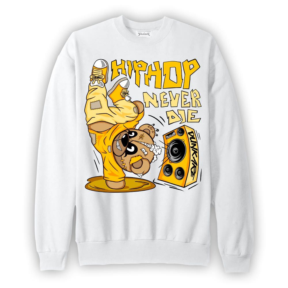 Sweatshirt To match Vivid Sulfur 4s Sweatshirt - Hiphop Bear Graphic