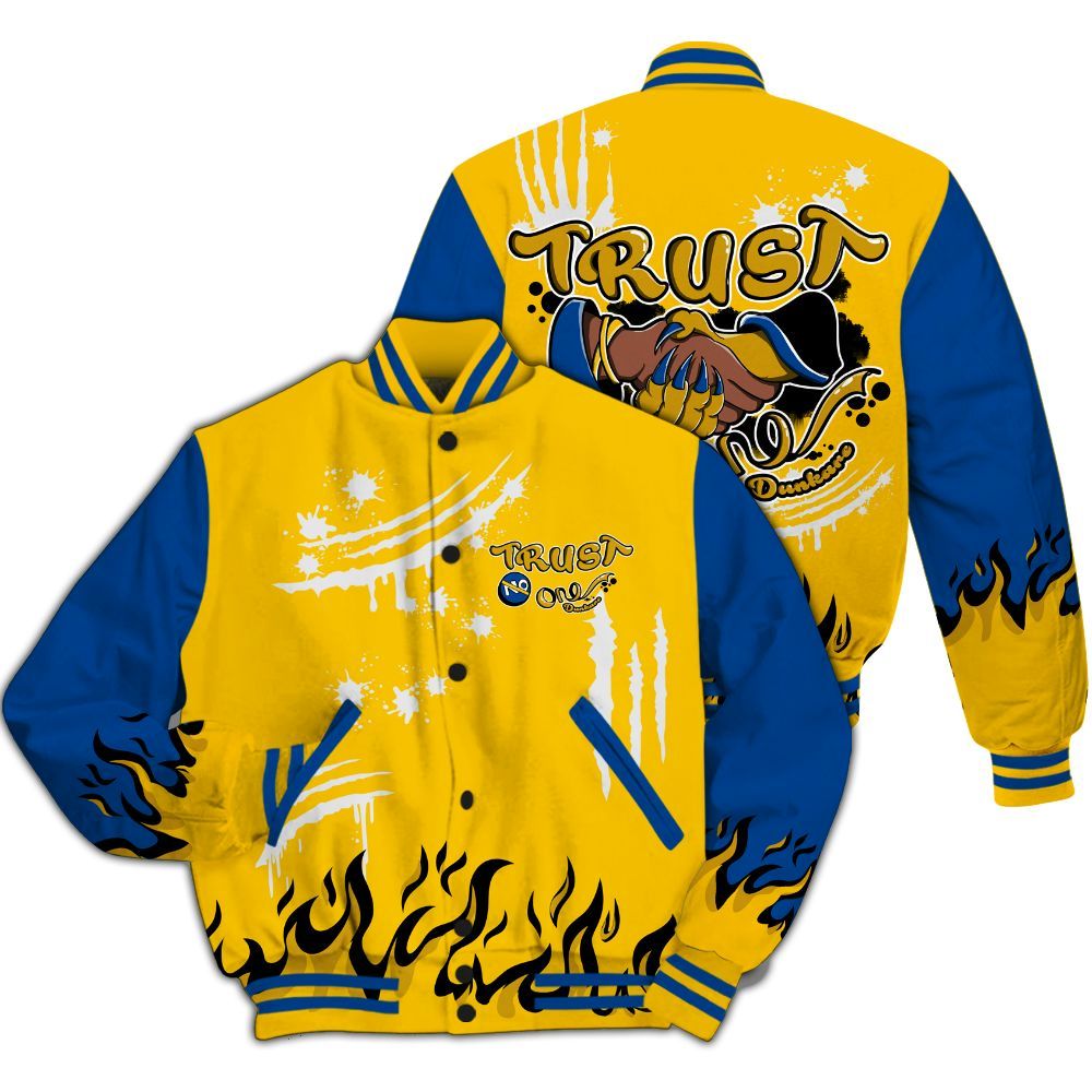 Varsity Jacket To Match High Laney 1s - Graphic Trust No One All Over Print