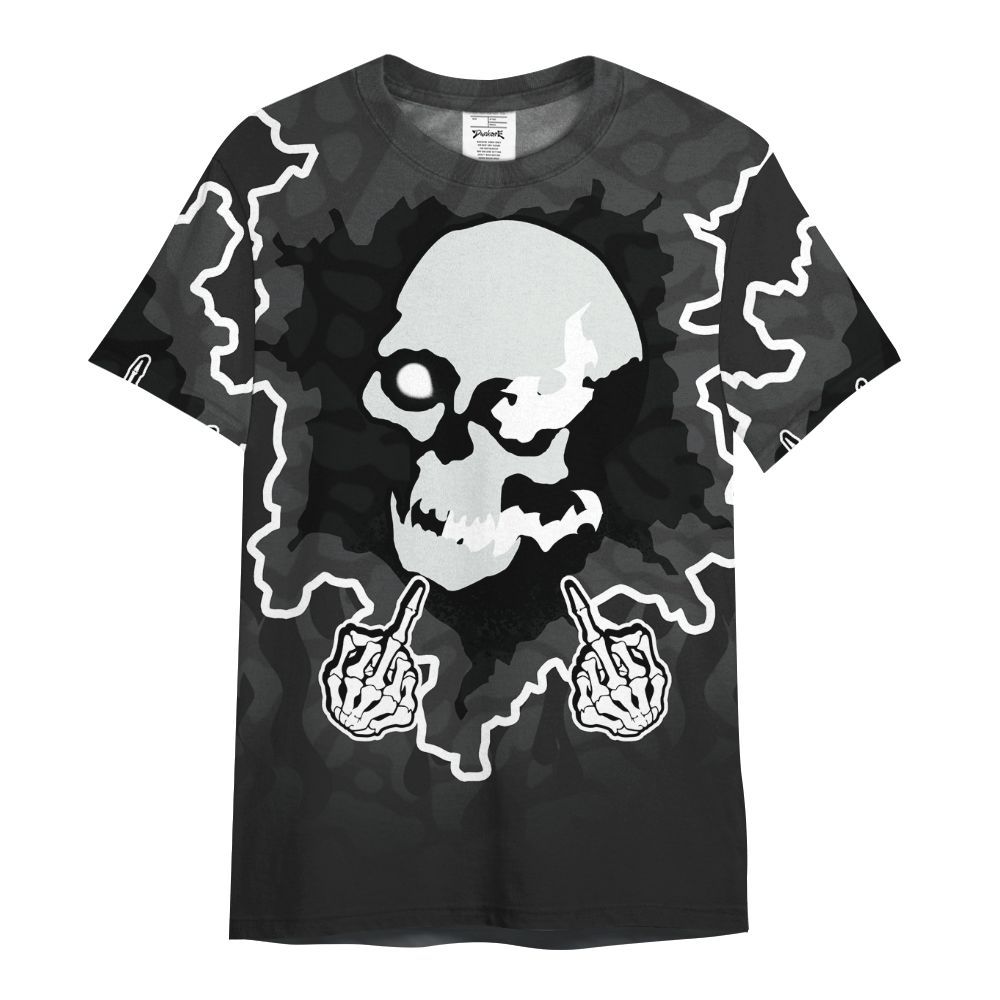 Shirt To Match Black Cat 3s - F Around Find Out Graphic Trapped All Over Print