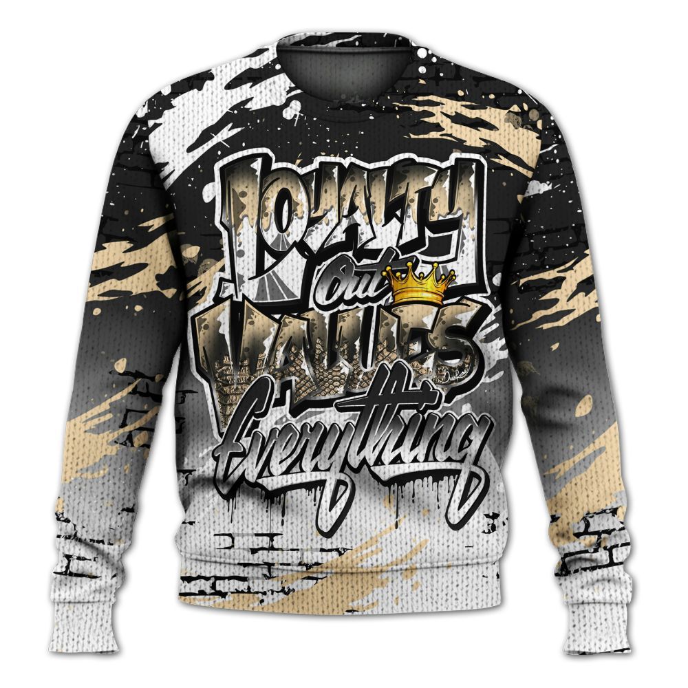 Knitted Sweater To Match Kobe 9 EM Mambacita - Values Of Loyalty Drip