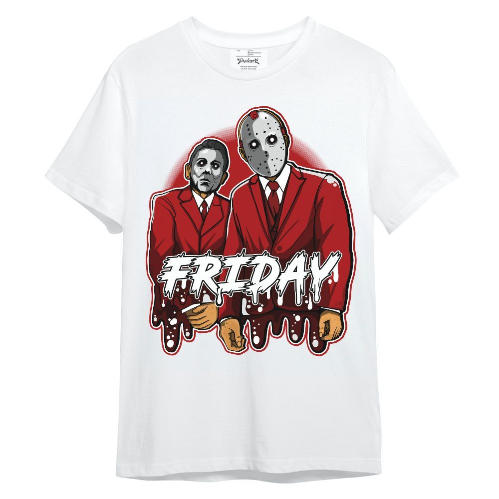Shirt To Match Red Taxi 12s - Friday Halloween Graphic Unisex Shirt