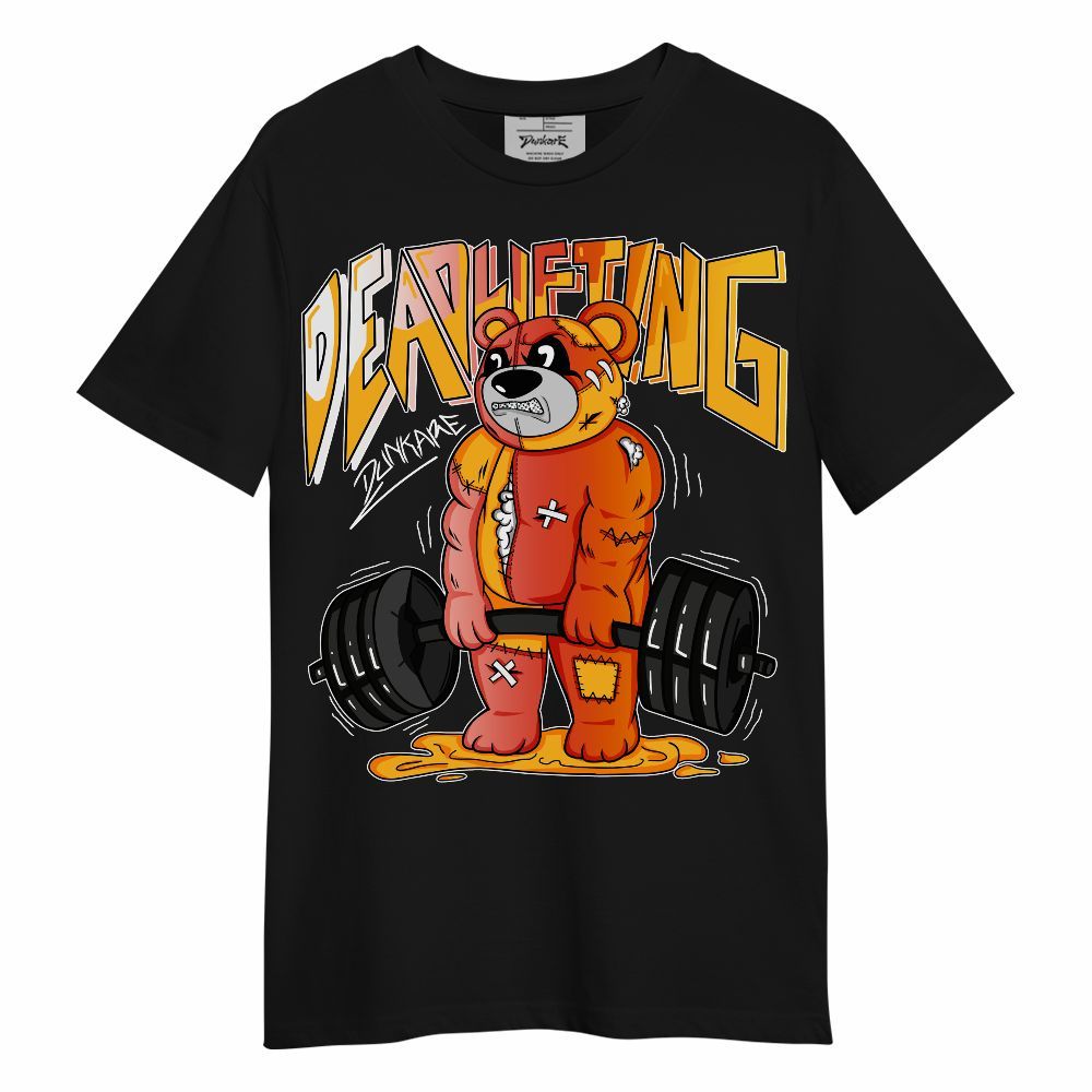 Shirt To Match Dunk High Candy Corn - Deadlifting Bear Unisex Shirt