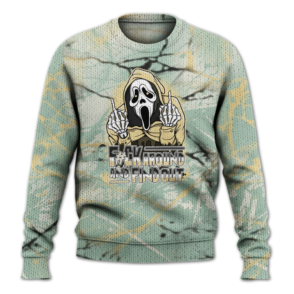 Knitted Sweater To Match Joins Year Of The Snake 5s - F#CK And Find Out Graphic