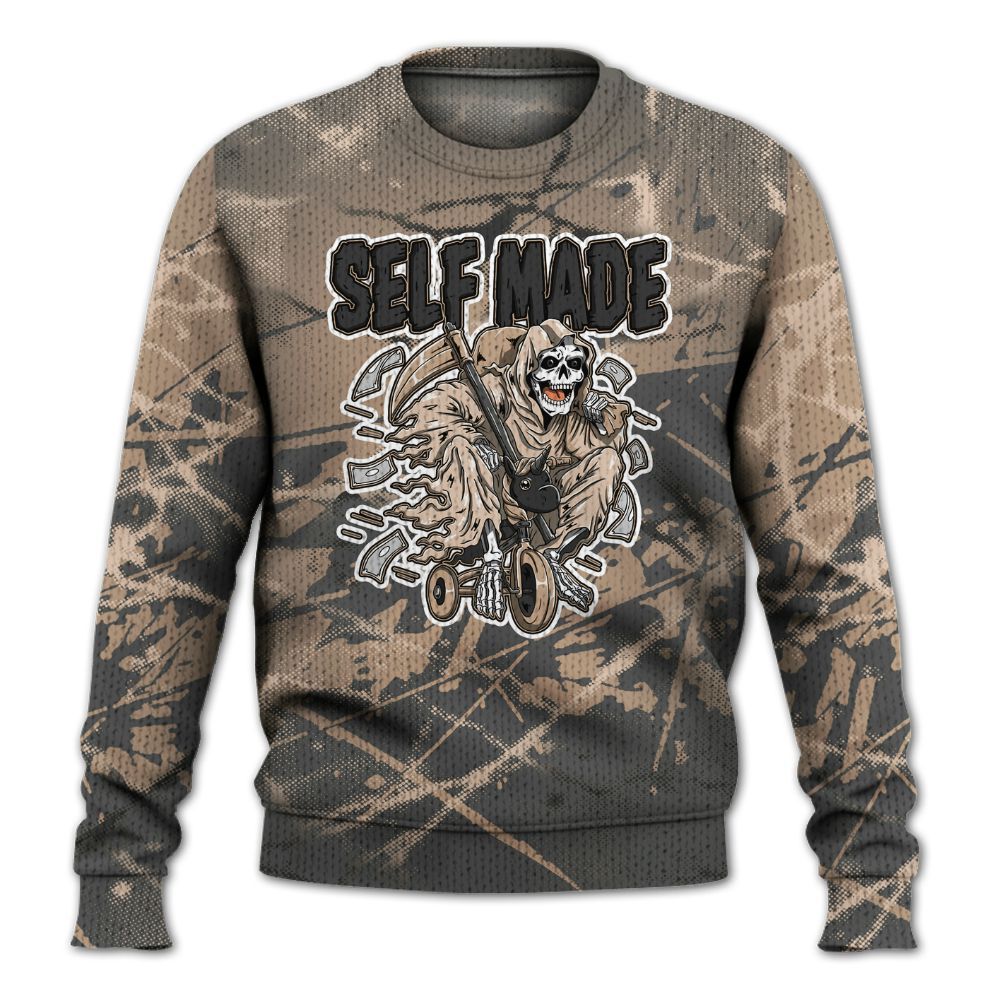 Knitted Sweater To Match Kobe 9 EM Mamba - Self Make Skeleton Profound