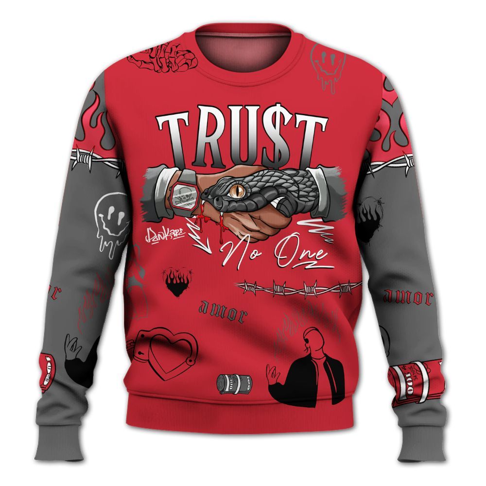 Sweatshirt To Match Bunny 2025 8s - Snake Trust No One All Over Print