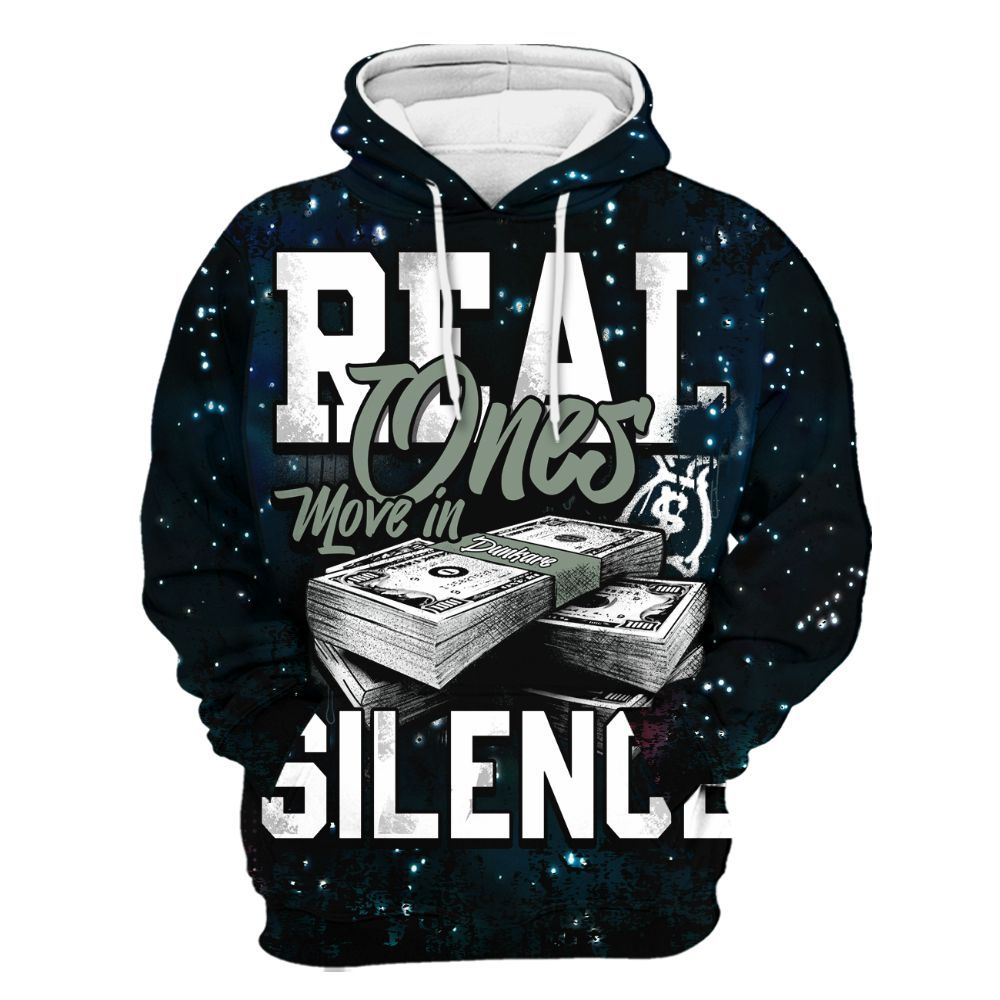 Hoodie To Match Air Foamposite One Galaxy - Move In Silence Money Street Retro All Over Print