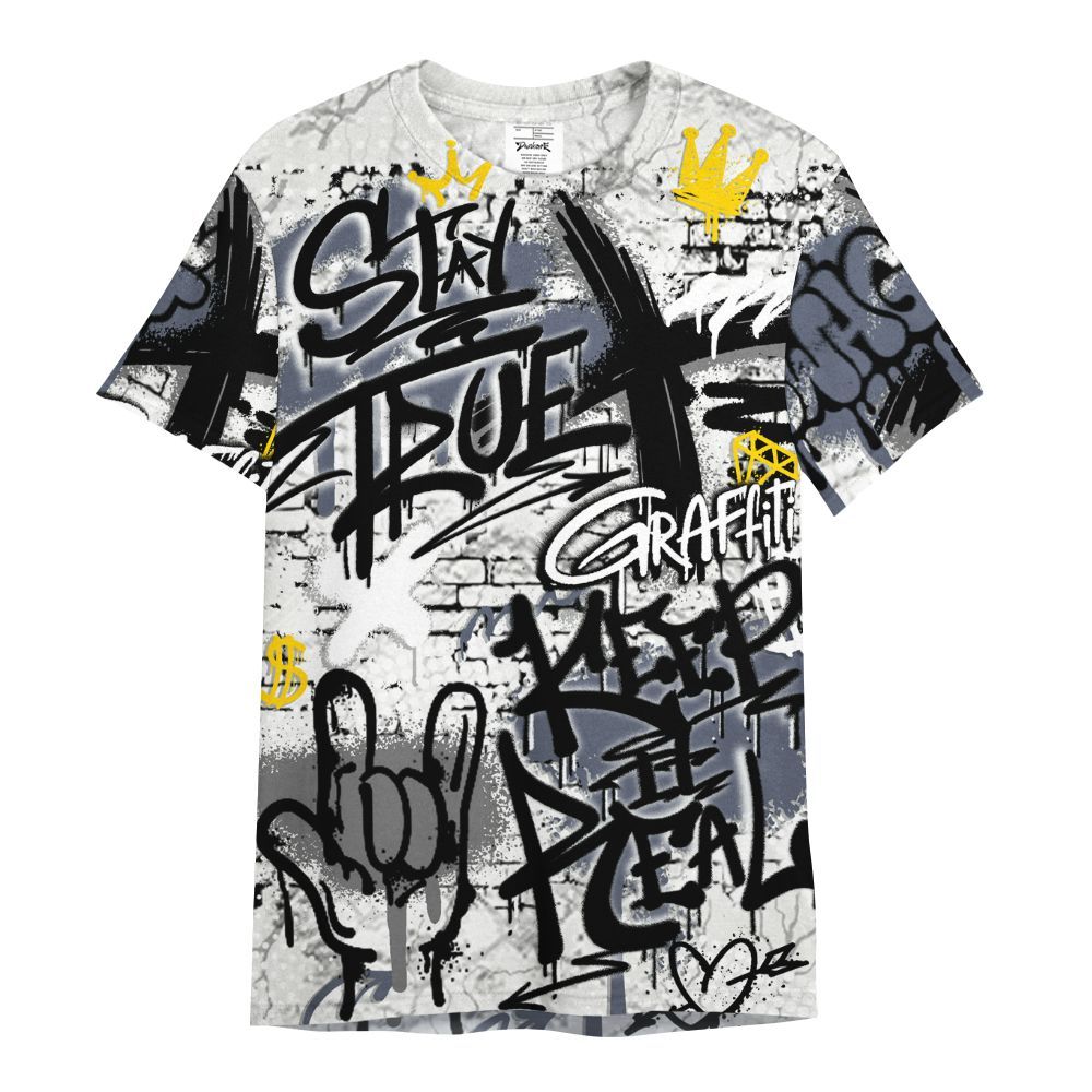 Shirt To Match Air Foamposite Jin Kazama - True It Real Graffiti Streetwear All Over Print