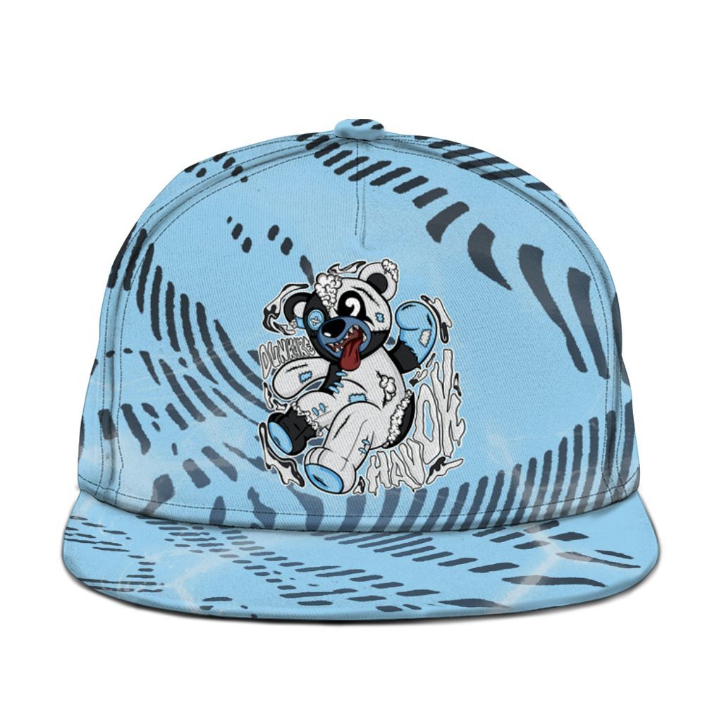 Snapback To Match Legend Blue 11s - Havok Bear Graphic