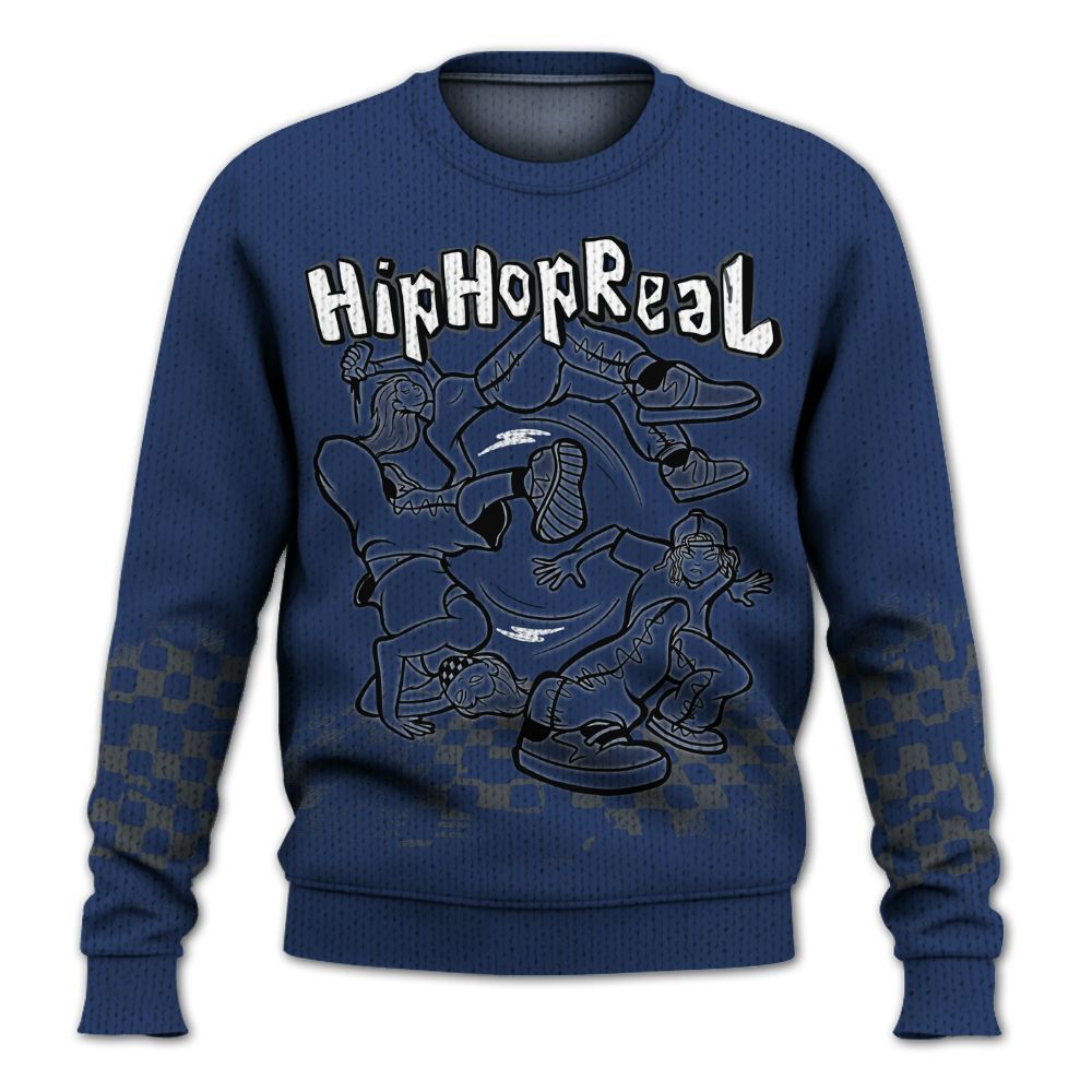 Knitted Sweater To Match Retro Flint 13s - Feel Life Street Style