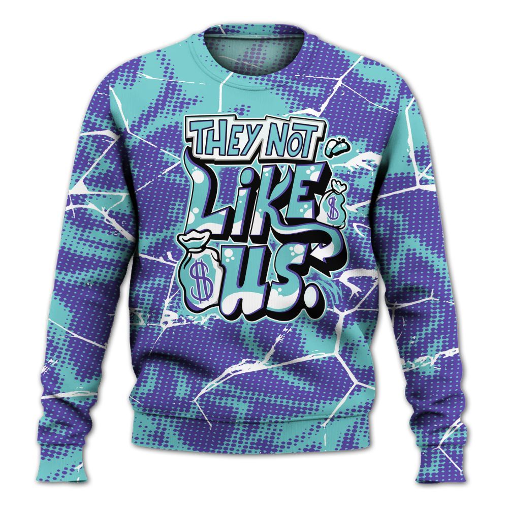 Sweatshirt To Match Low Hornets 1s - Dislike Us Graphic All Over Print