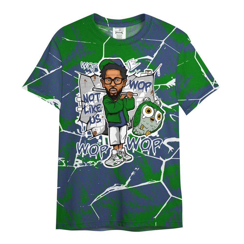 Shirt To Match Midnight Navy 13s - None Like ComptonCity Graphic Crack All Over Print