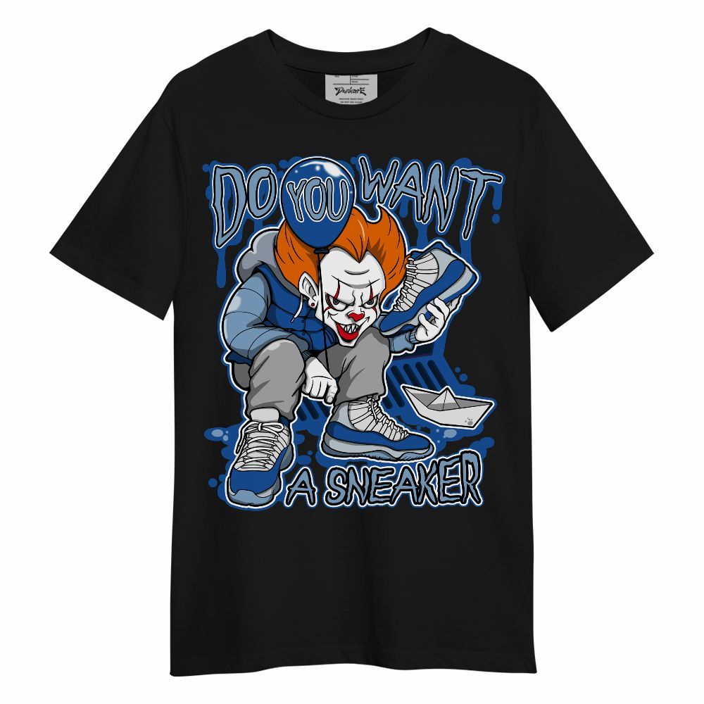 Shirt To Match Low Space Jam 11s - Clown Scary Sneakers Halloween Graphic Unisex Shirt