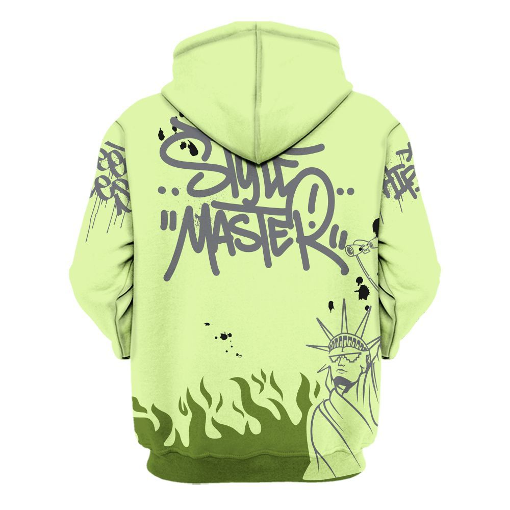 Hoodie To Match Smoke Grey Volt TR 1s - Graphic Fck Around Find Out All Over Print