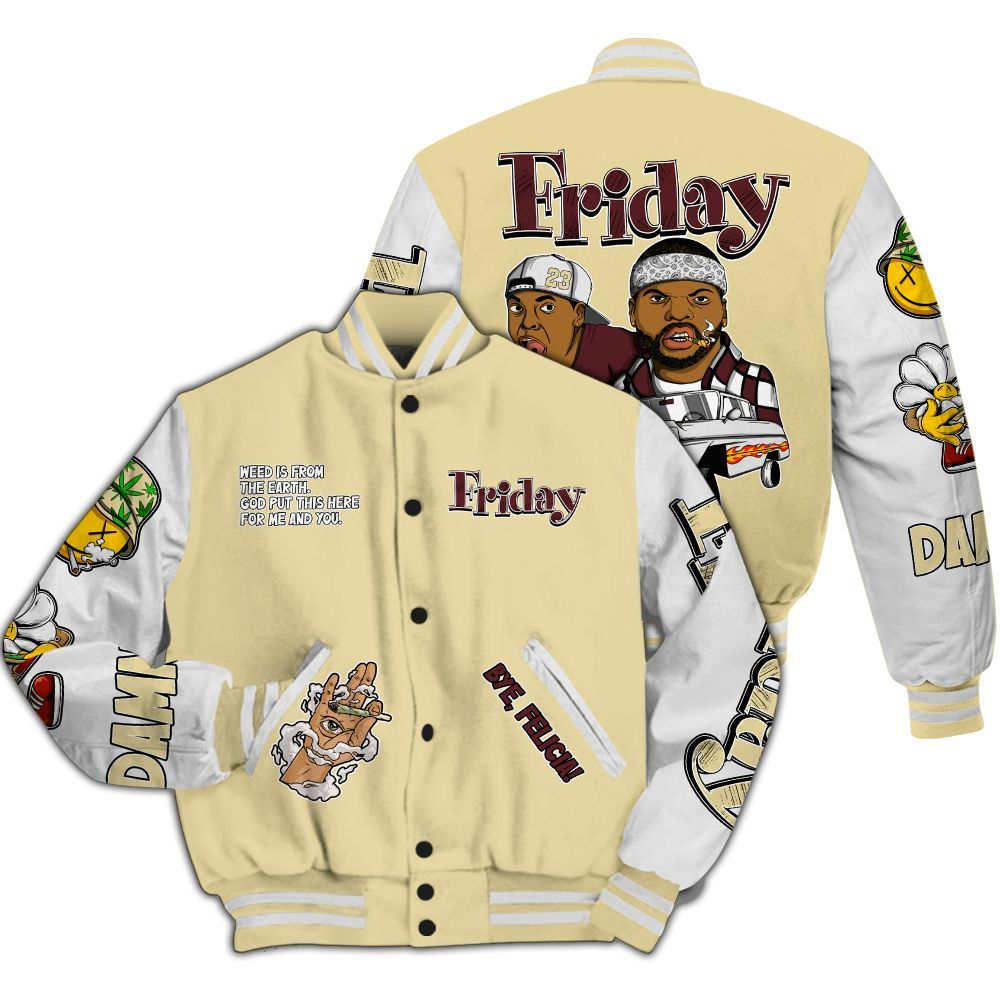 Varsity Jacket To Match Women Phantom 12s - Friday Sneaker Stress Style All Over Print
