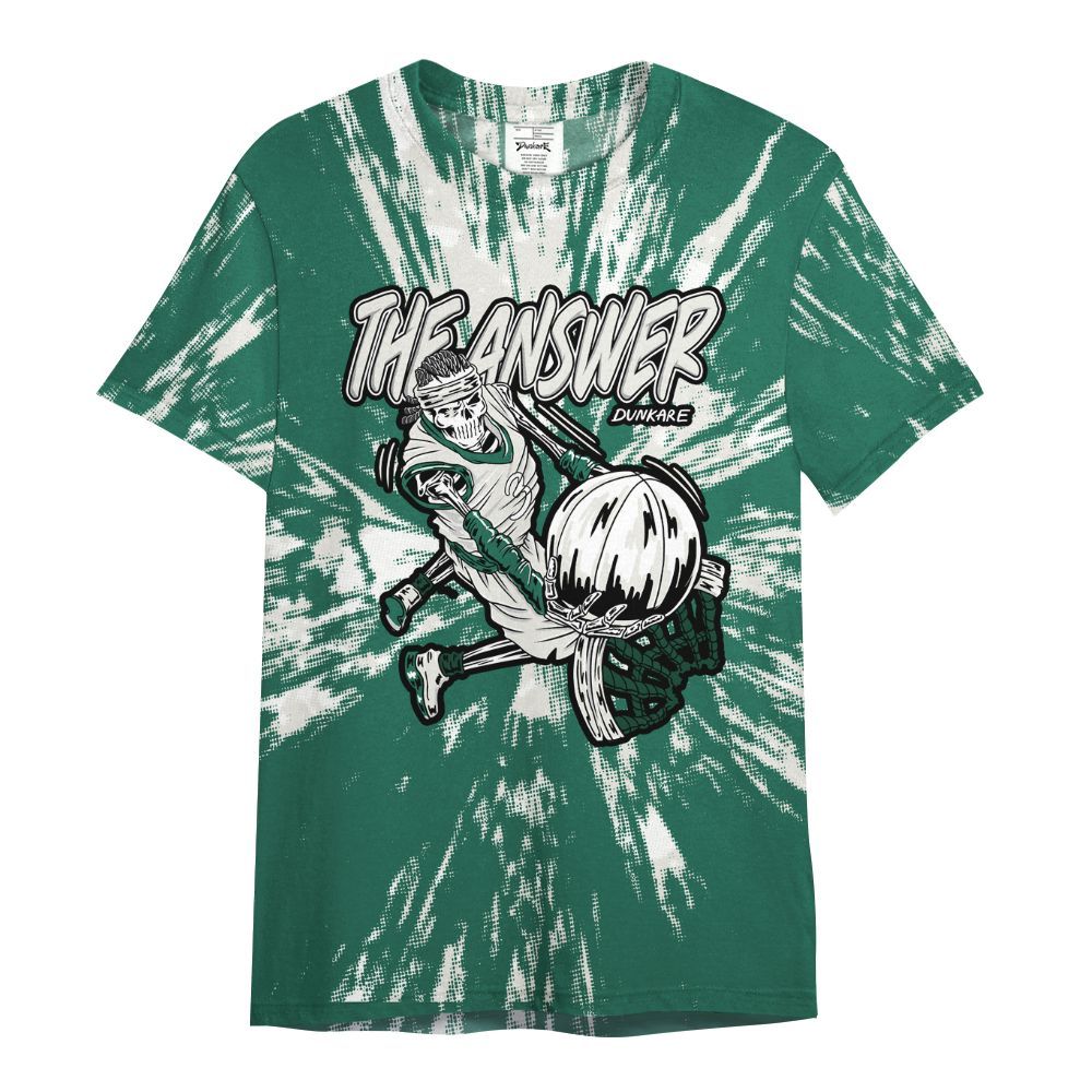 Shirt To Match Oxidized Green 4s - The Answer Skeleton Luxury All Over Print