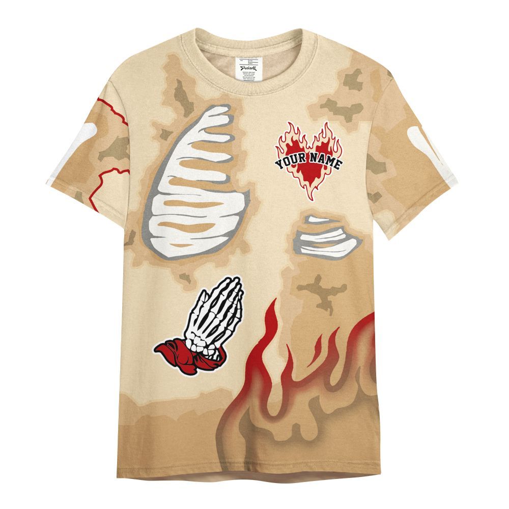 Shirt To Match Dunk Low Strawberry Waffle - Dislike Us Graphic Burning Custom Name All Over Print