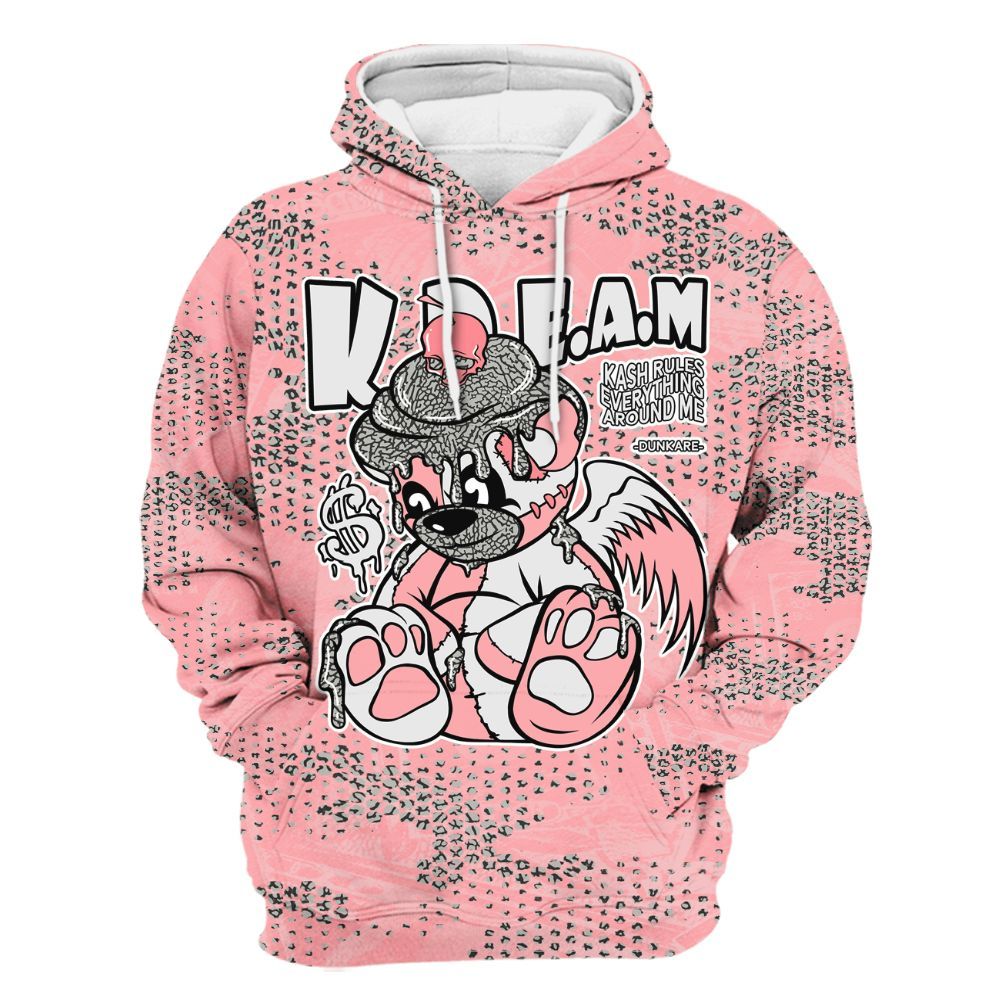Hoodie To Match Retro Wings 3s - Loot Bear All Over Print