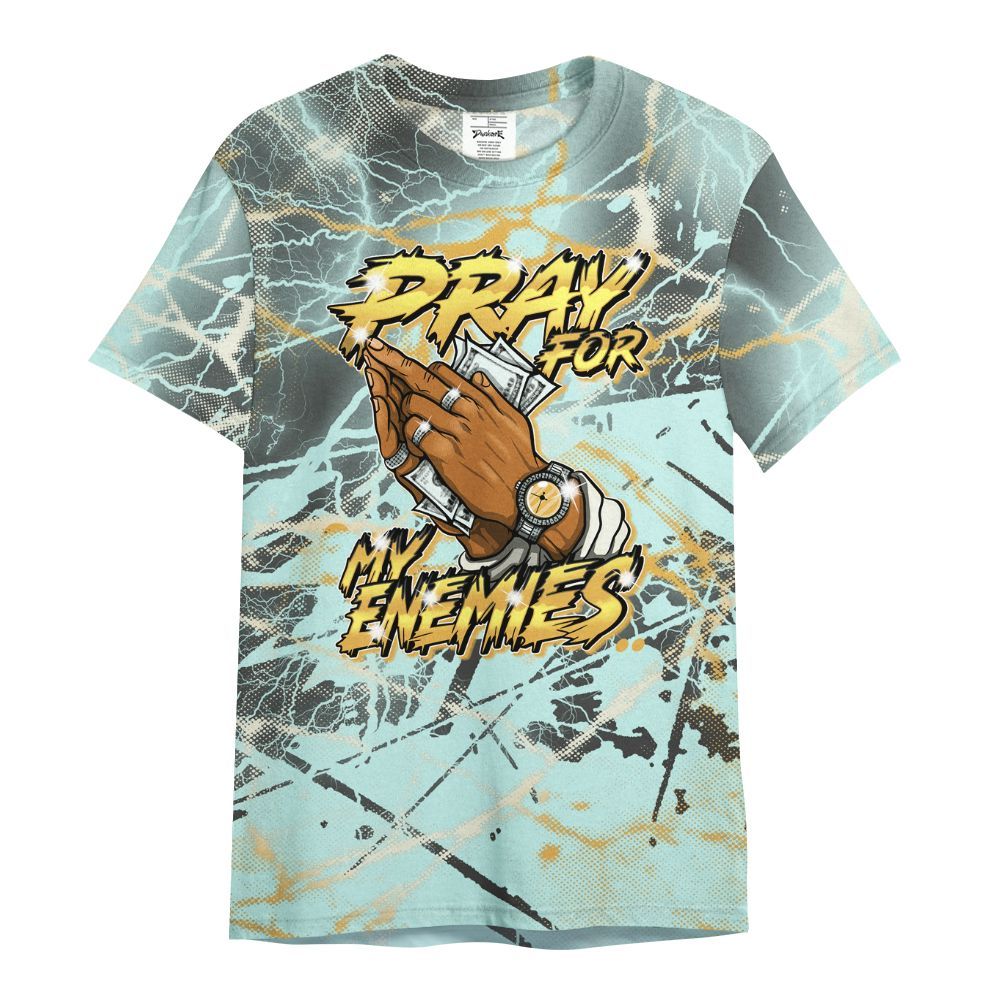 Shirt To Match Pure Platinum 4s - Prayed For Enemies Graphic All Over Print