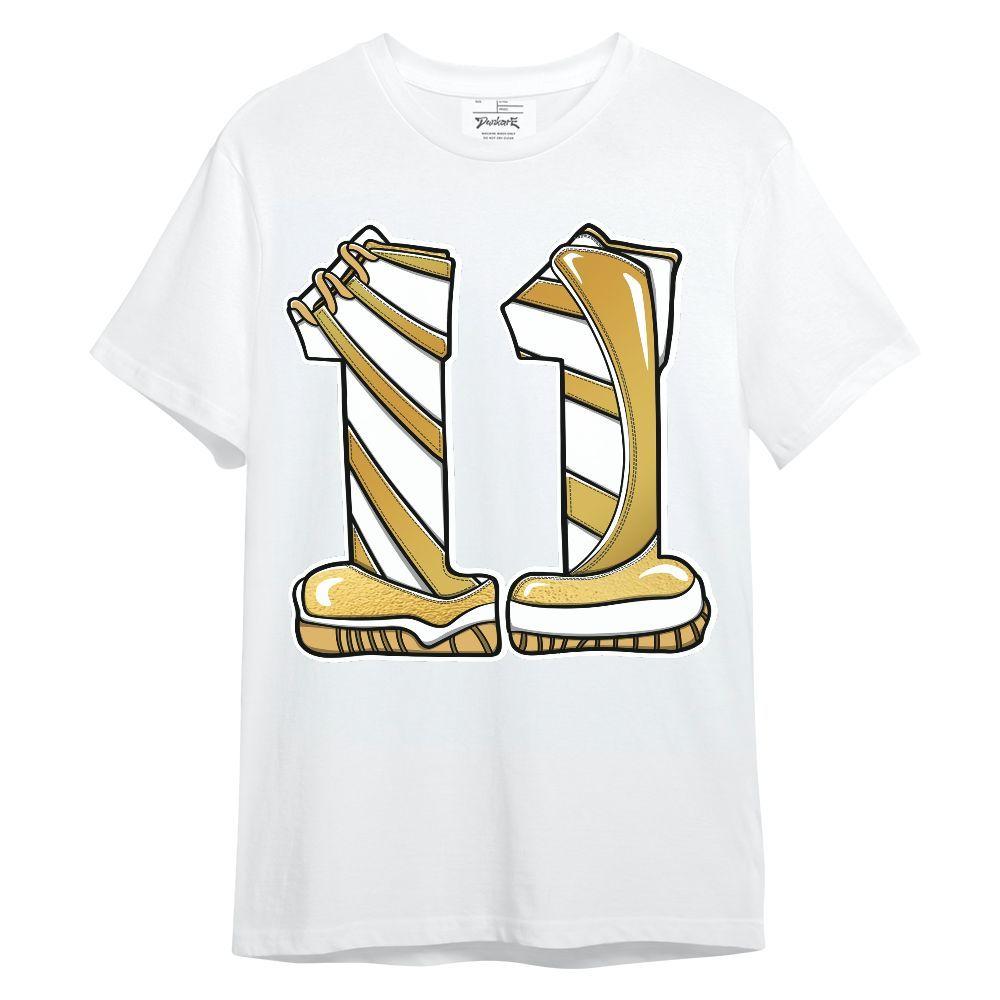 Shirt To Match Retro Low Mother's Day Metallic Gold 11s - Number 11s Graphic