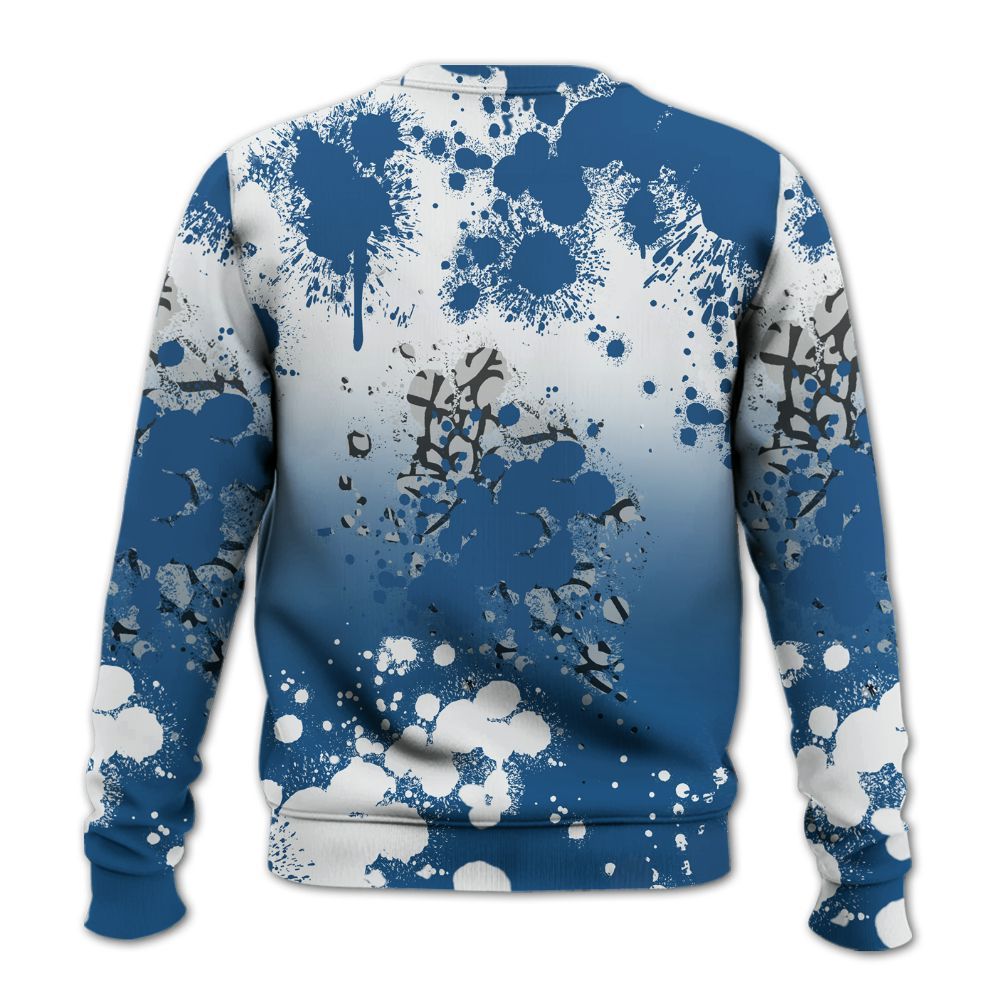 Sweatshirt To Match Wizards 3s - God Blessed Ink Drip All Over Print