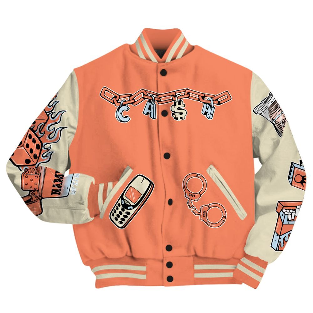 Varsity Jacket To Match DJ Khaled Crimson Bliss 5s - Friday Movie Custom Name All Over Print