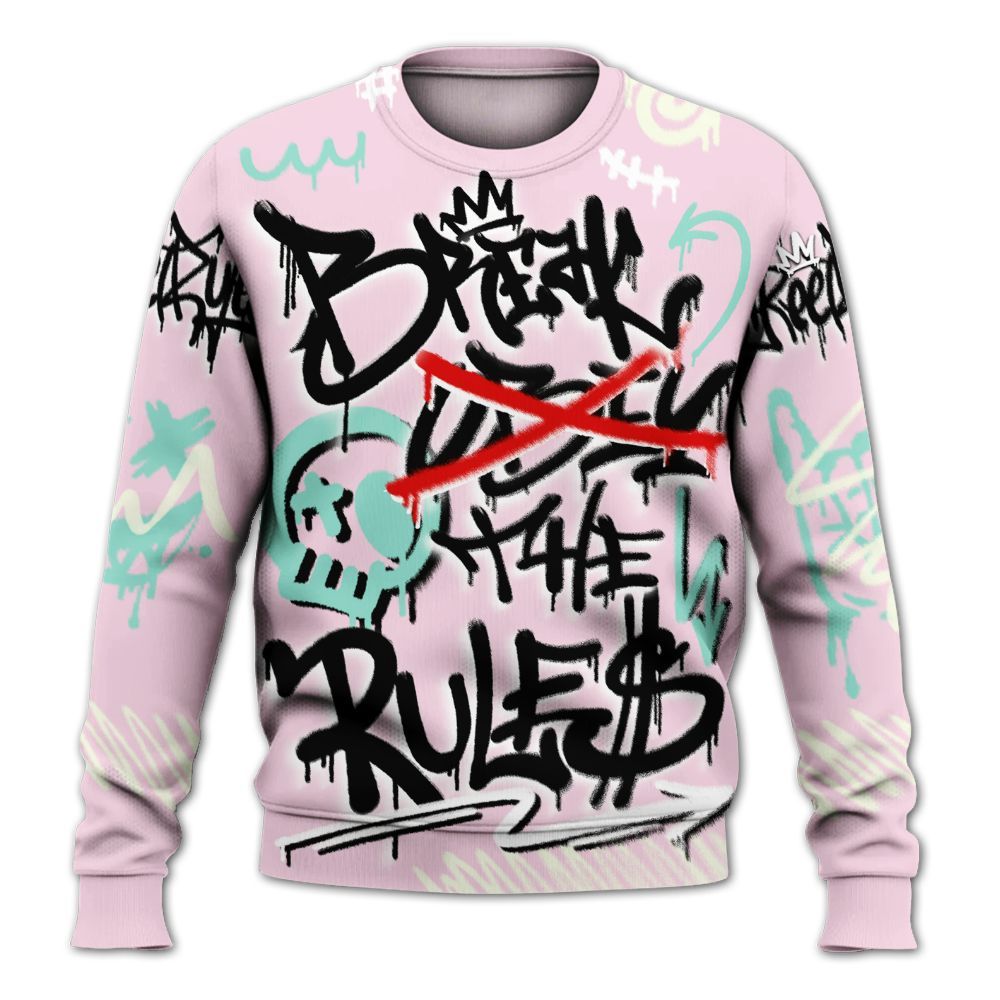 Sweatshirt To Match Retro Easter 5s - Break Rules Streetwear All Over Print