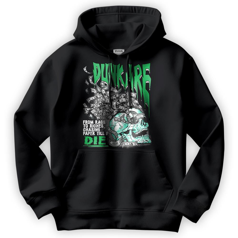 Sweatshirt To Match Black Green Glow 3s Hoodie - From Rags To Riches Hoodie Unisex
