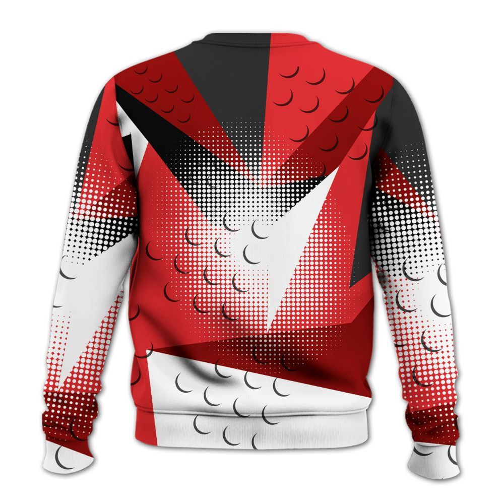 Sweatshirt To Match Chile Red 9s - Poly Custom Name Number 23 5s All Over Print