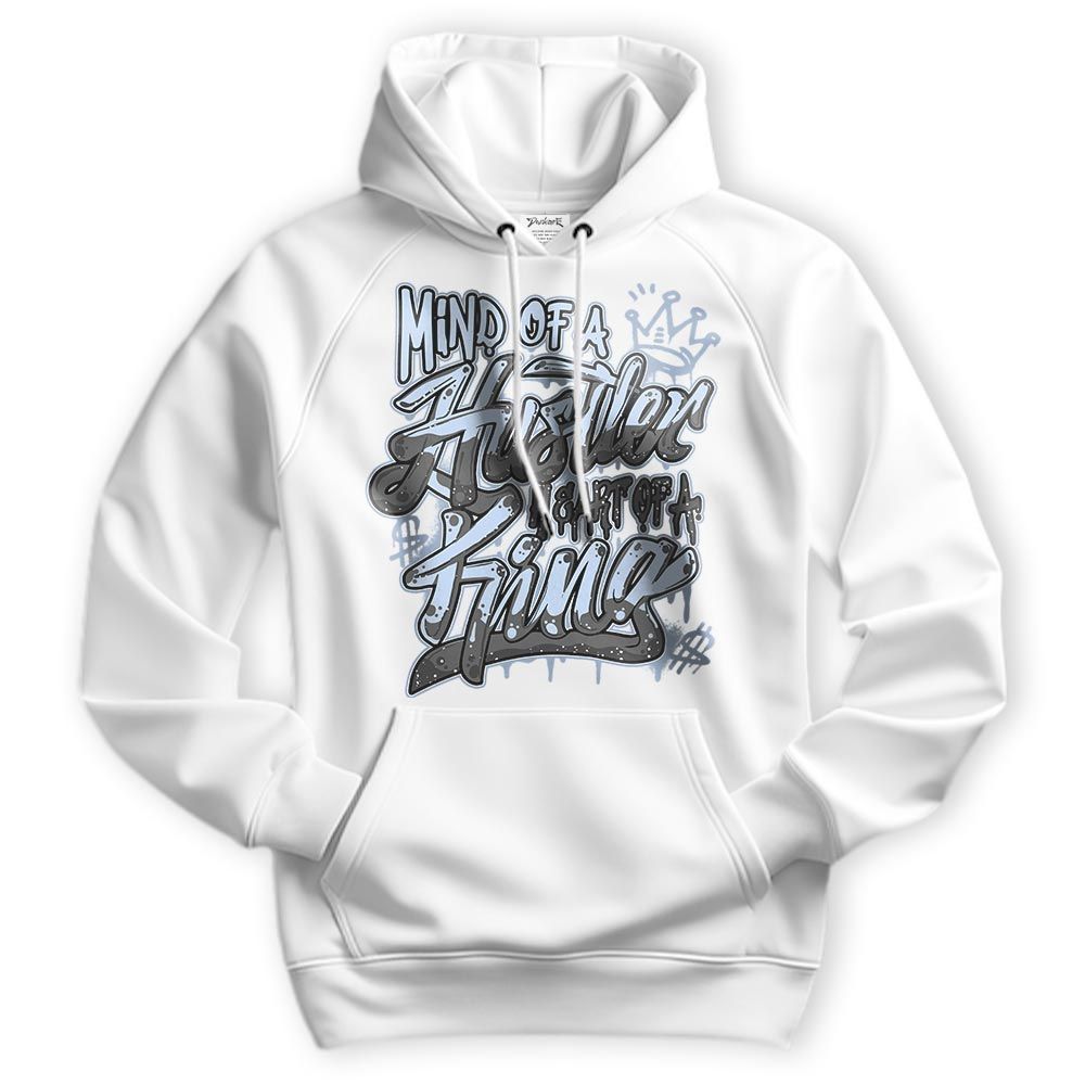Sweatshirt To Match Reverse Black White 6s Hoodie - Mind Of Hustlers Heart King Graphic Hoodie Unisex