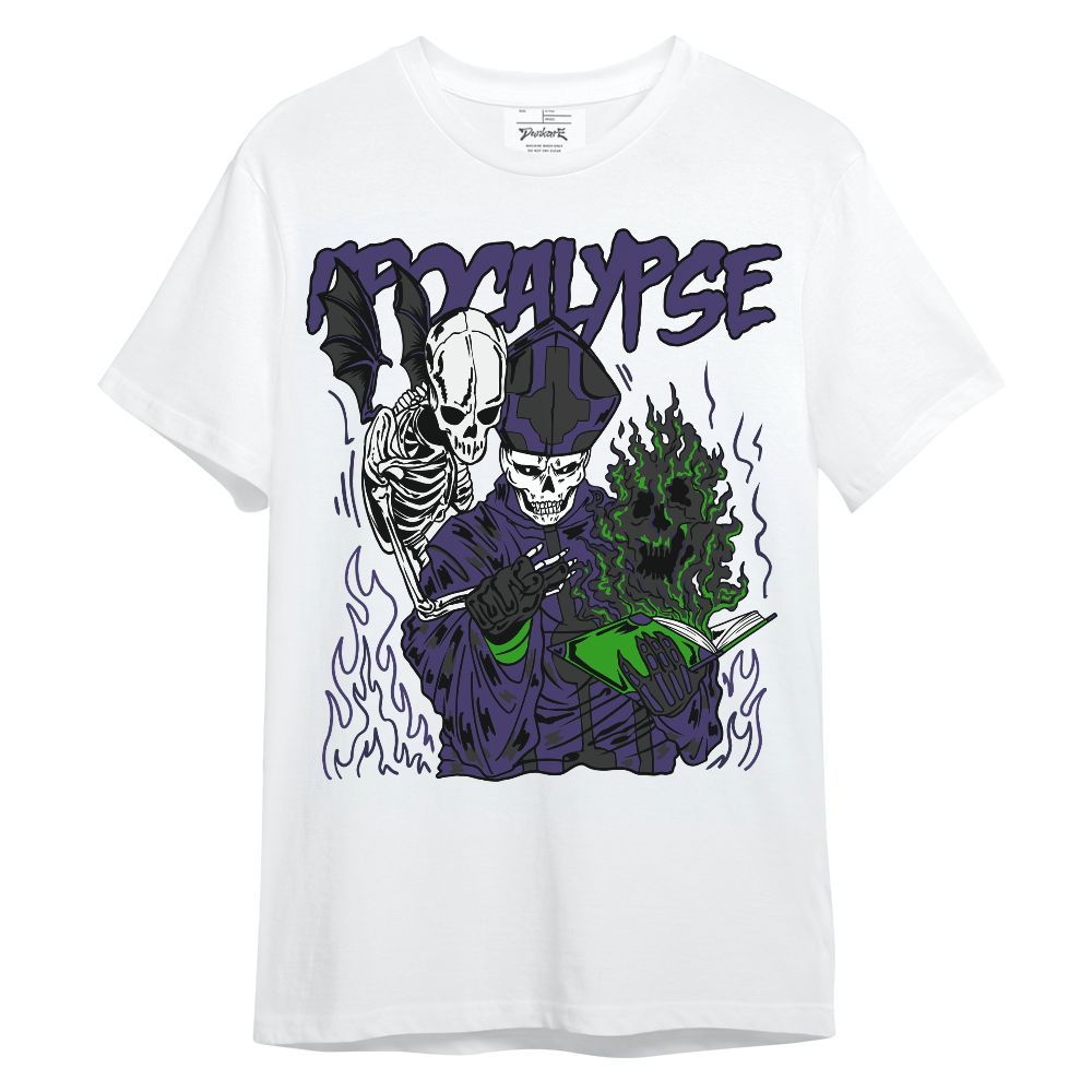 Shirt To Match Retro Court Purple 13s - Apocalypse Skeleton Unisex Shirt