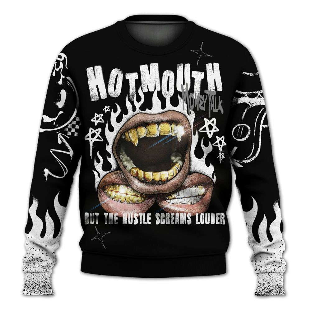 Sweatshirt To Match Black Chrome 6s - Mouth Burning Street Style All Over Print