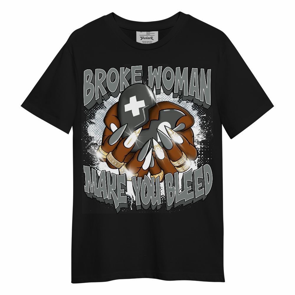 Shirt To Match Retro Georgetown 6s - Broke Woman Heart Retro Unisex Shirt