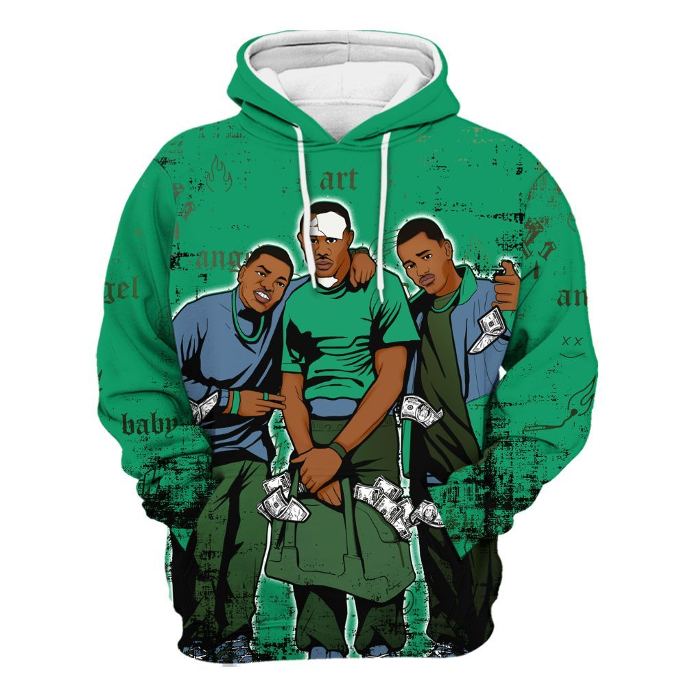 Hoodie To Match Foamposite Pro Pine Green 2025 - Paid In Full Money All Over Print