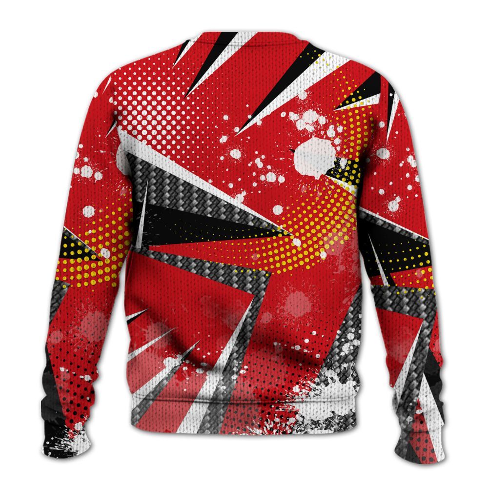 Sweater To Match Ferrari 14s - Trust No One Dripping Graphic