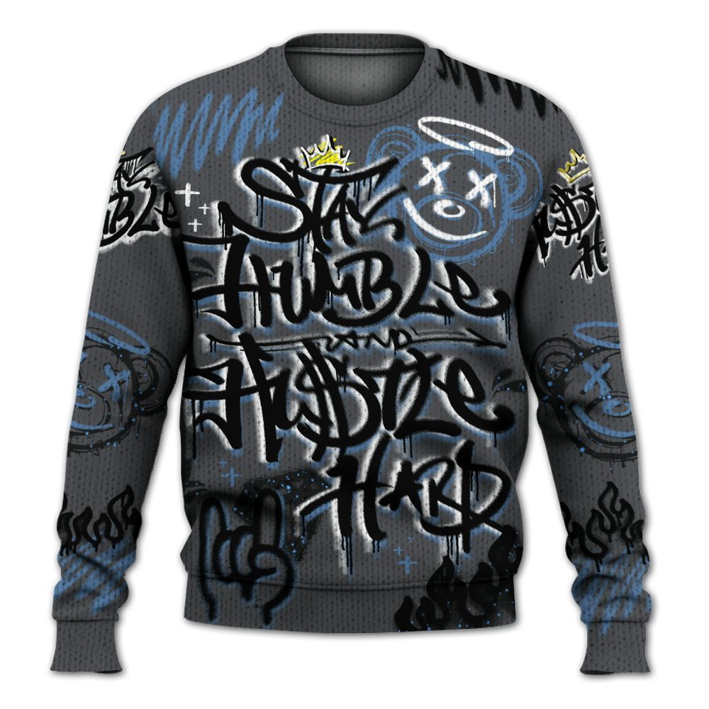 Knitted Sweater To Match Air Max 95 Stash - Humble Drip Streetwear Graffity