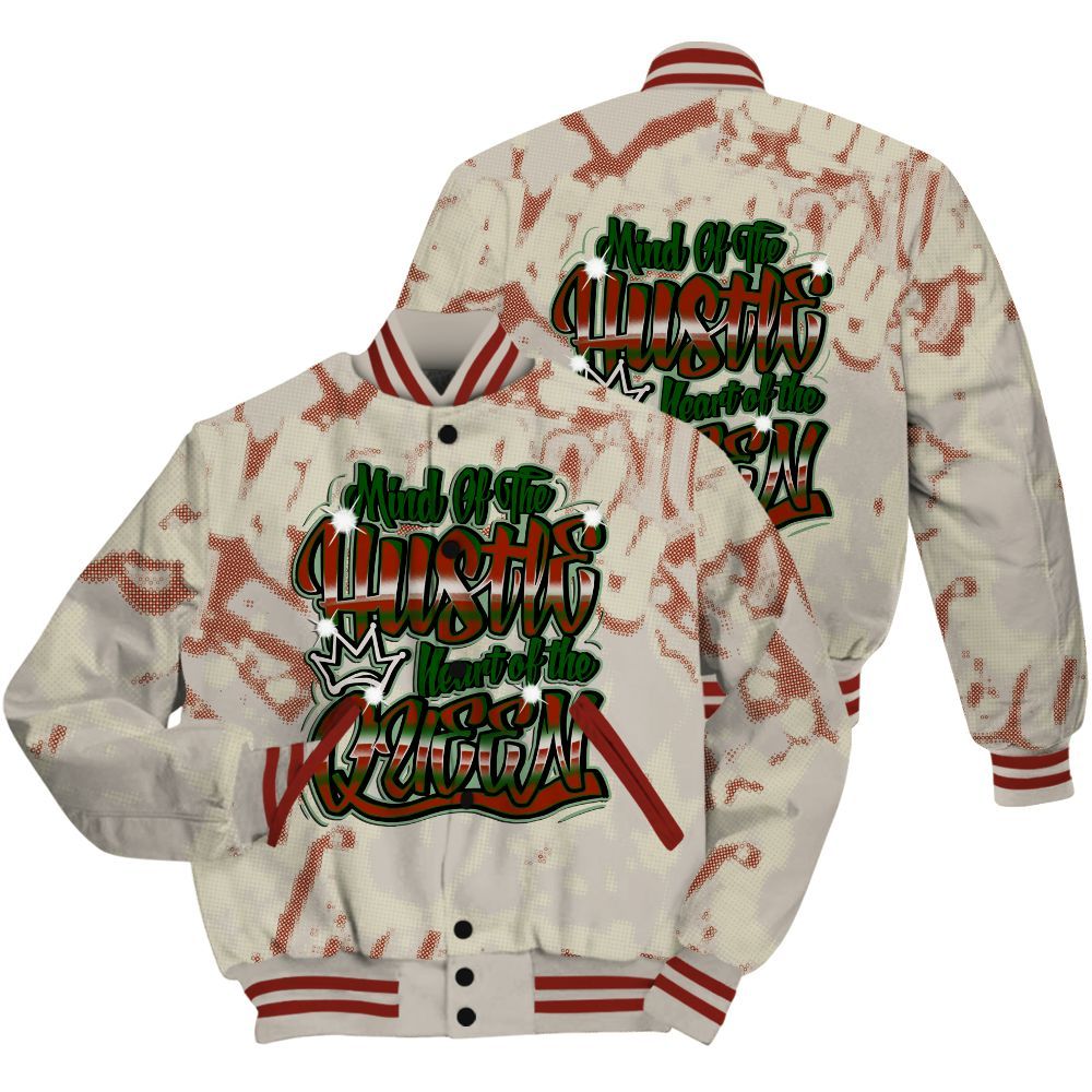 Varsity Jacket To Match El Grito 5s Shirt - Hustles Heart Queens Street All Over Print