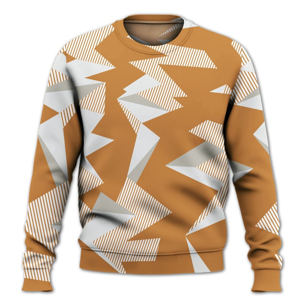 Sweatshirt To Match Dunk Low Nature Wheat Suede - Geometric Camouflage Pattern All Over Print