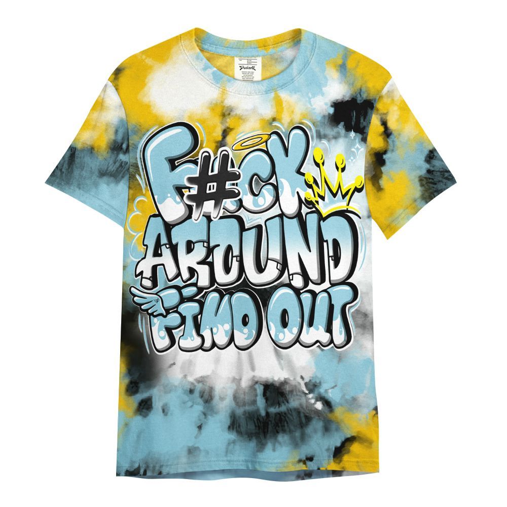 Shirt To Match Dunk High Homer Simpson - Tie Dye FK Around Find Out All Over Print