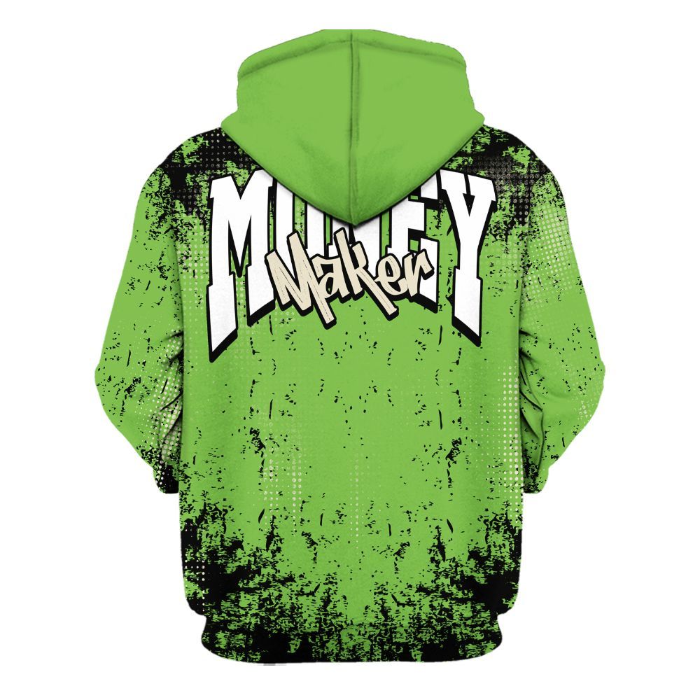 Hoodie To Match Air Max Waffle SP Action Green - Move In Silence Money Street Retro All Over Print