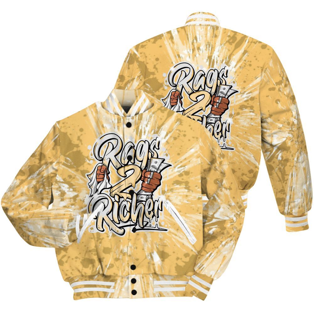 Varsity Jacket To Match Pearl 6s Shirt - Rag 2 Rich Graphic Luxury All Over Print