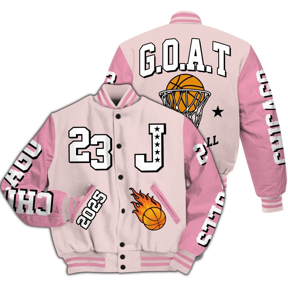 Varsity Jacket To Match Dunk Low KD 17 Aunt Pearl - Chicago 23 Basketball All Over Print