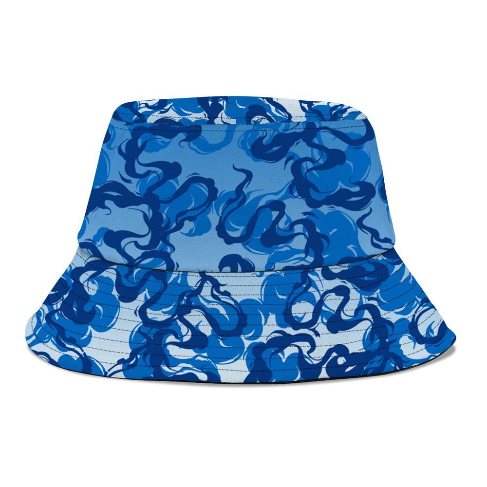 Bucket Hat To Match Blueberry 12s - Color Smoke Graphic