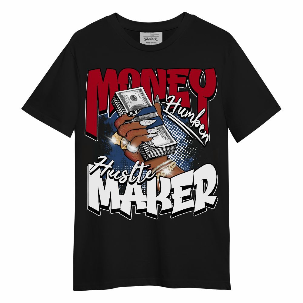Shirt To Match Air Griffey Max Black Red Navy Blue 1s - Money Maker Retro Matching Unisex Shirt