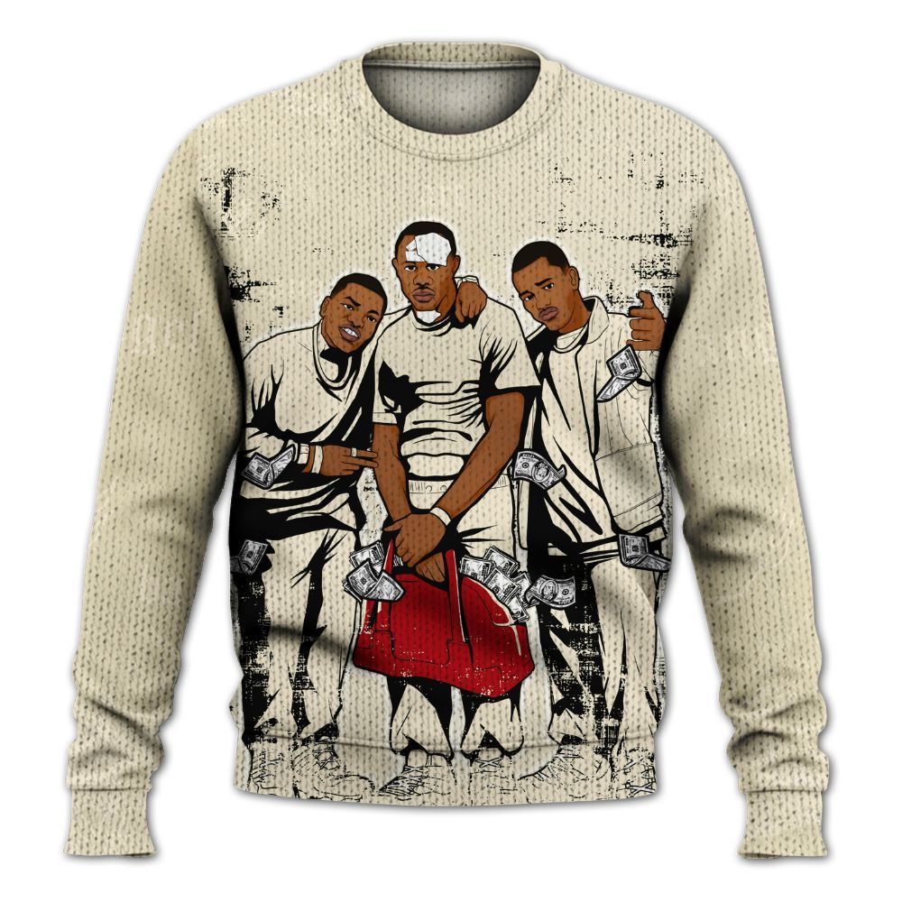 Sweater To Match Retro Low OG Nitro 1s - Paid In Full Money Graphic