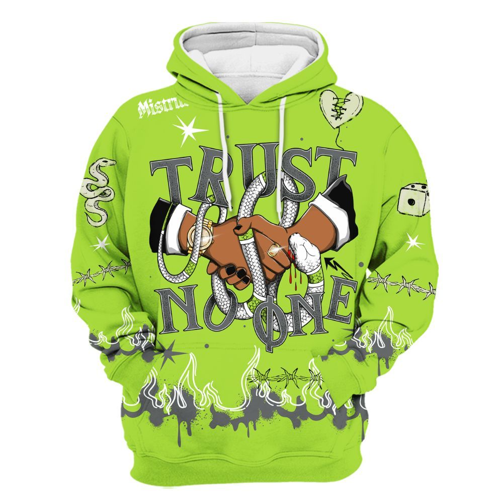 Hoodie To Match Air Max 95 Neon - Trust No One Snake-Bite Doodle Crayon All Over Print