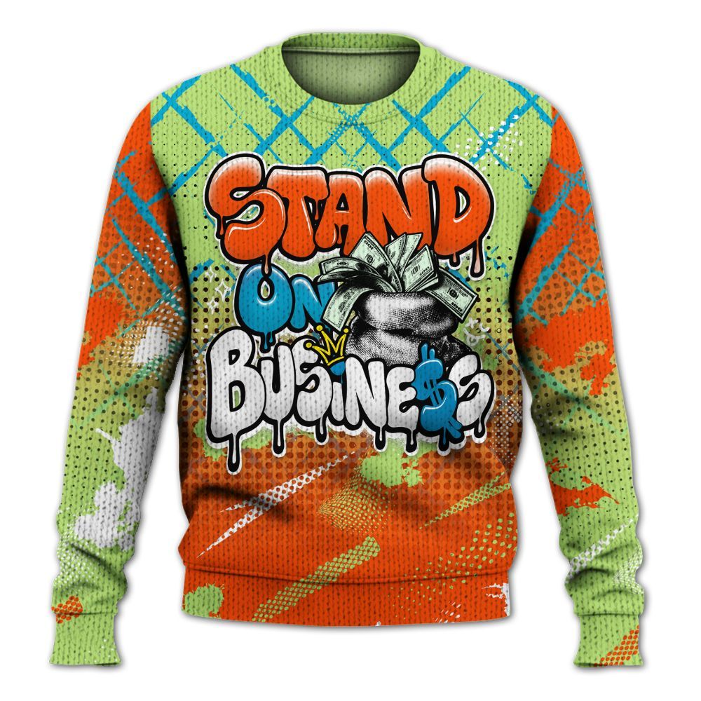 Knitted Sweater To Match Kobe 9 Elite What The - Halftone Stand Business Dripping