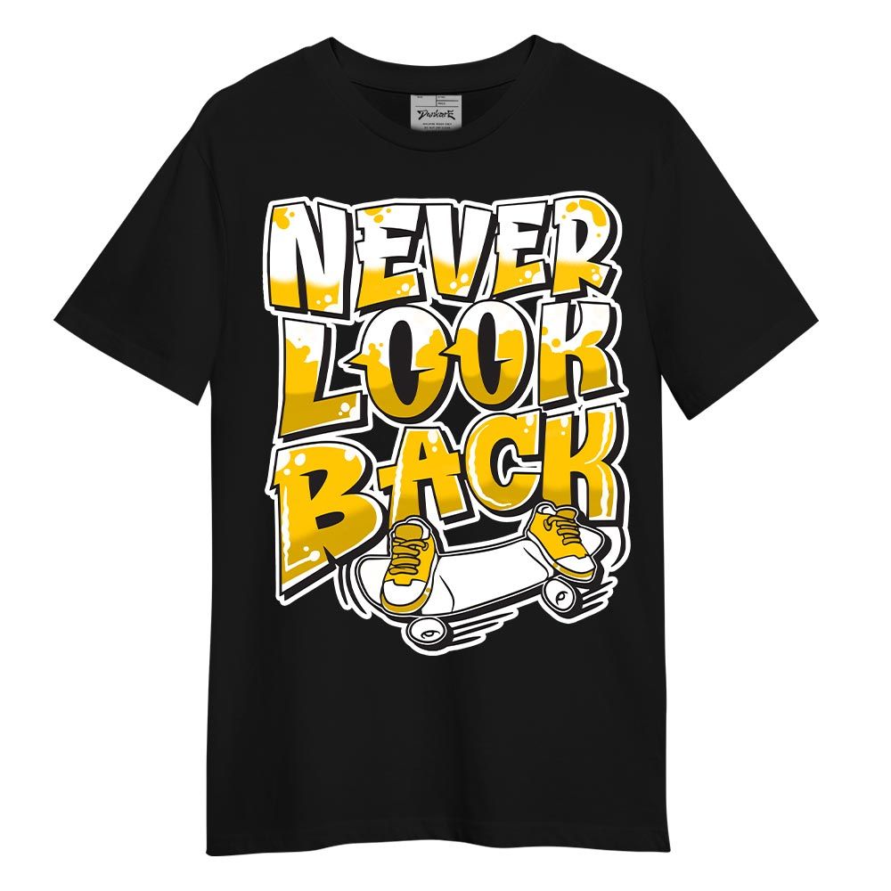 Shirt To Match Vivid Sulfur 4s - Never Looking Back Graphic Shirt Unisex