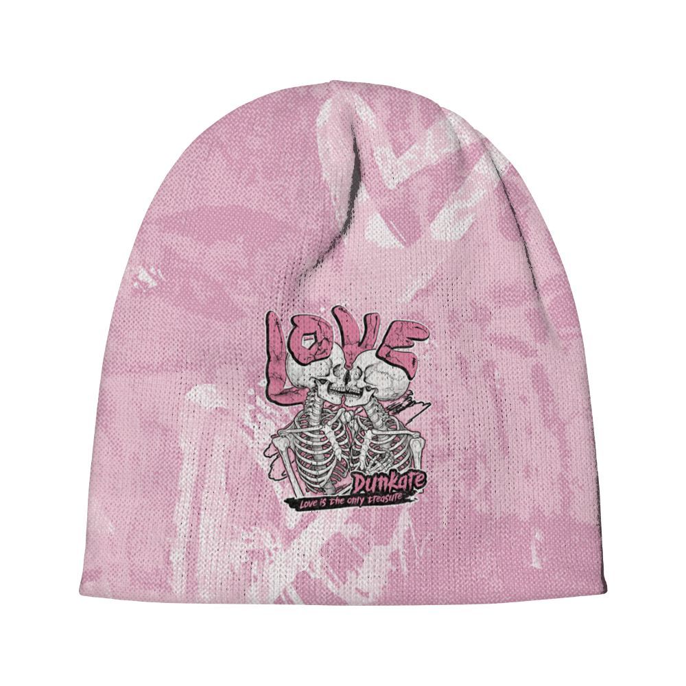 Beanie Hat To Match Orchid 4s - Skull Love Graphic