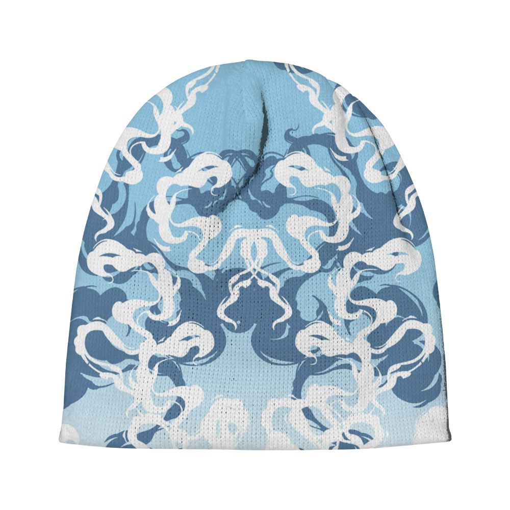 Beanie Hat To Match Legend Blue 11s - Color Smoke Graphic