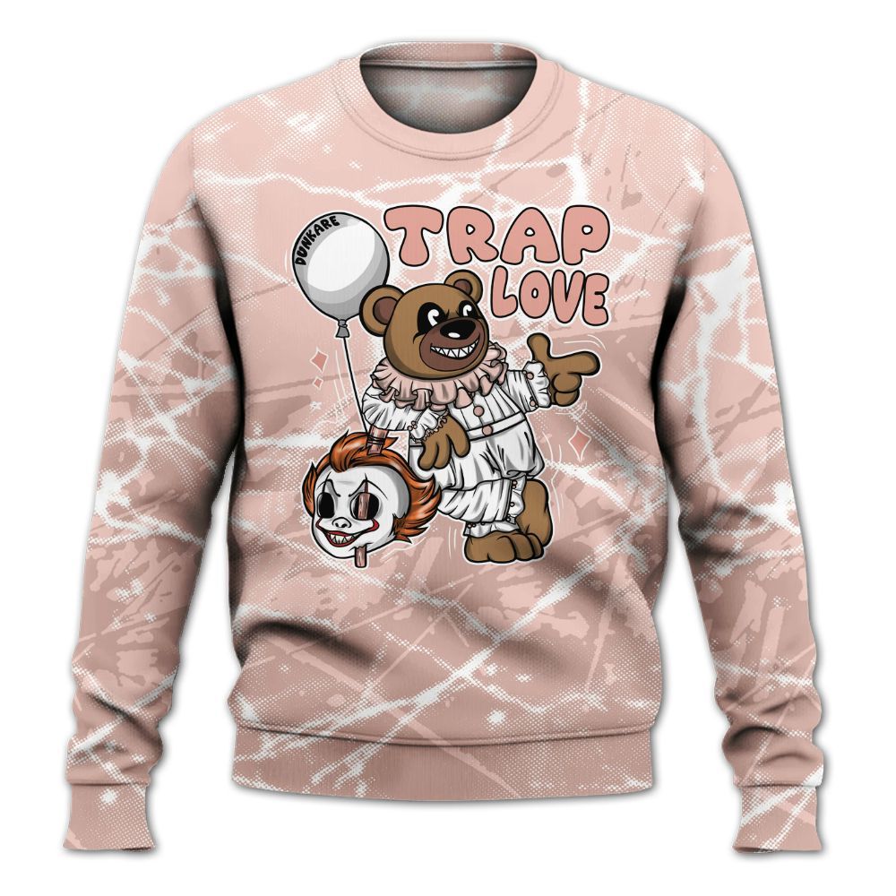 Sweatshirt To Match Low Legend Pink 11s - Trap Loves Bear Profound All Over Print